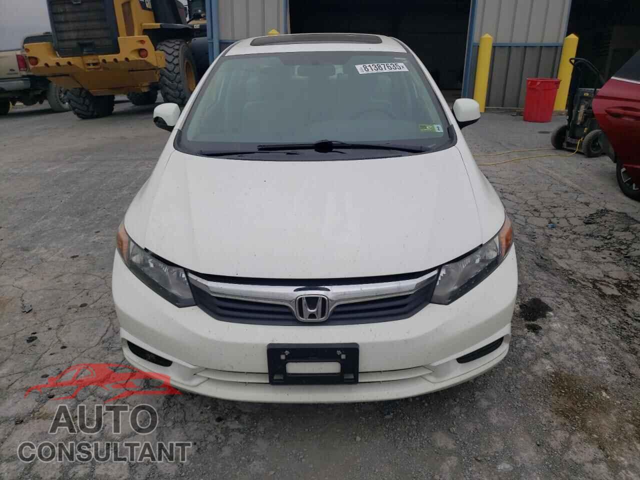 HONDA CIVIC 2012 - 19XFB2F86CE023937