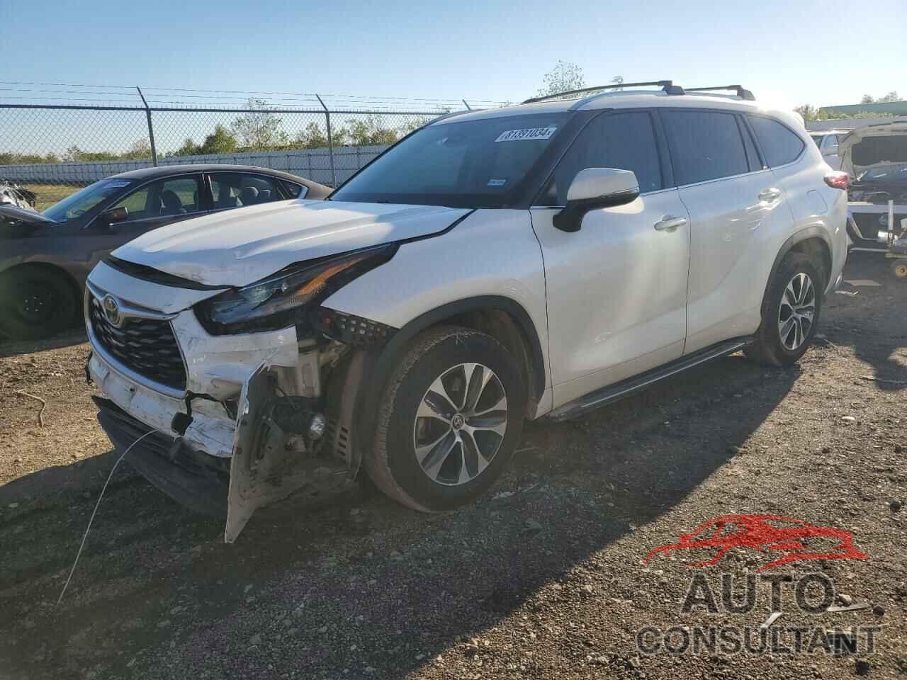 TOYOTA HIGHLANDER 2021 - 5TDGZRAH5MS055897