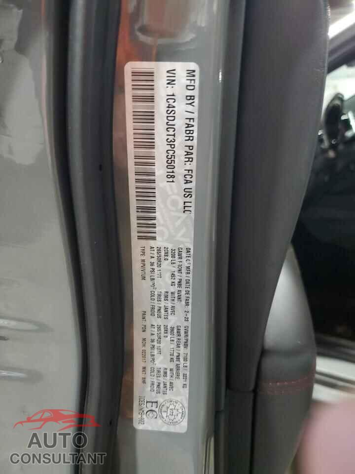 DODGE DURANGO 2023 - 1C4SDJCT3PC550181