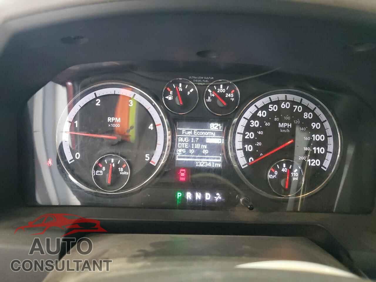 DODGE RAM 2500 2012 - 3C6UD5CL0CG235904