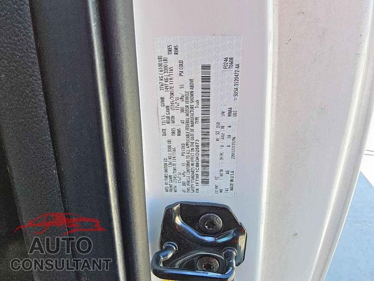 FORD All Models 2016 - 1FTMF1C88GKD25873