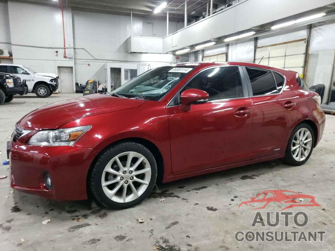 LEXUS CT 200 2012 - JTHKD5BH8C2073654