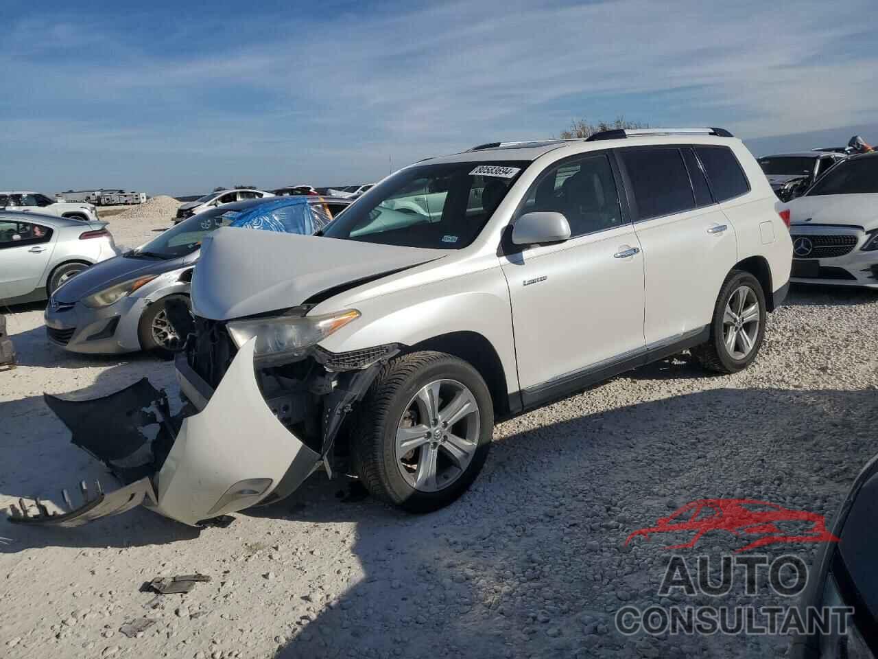 TOYOTA HIGHLANDER 2012 - 5TDYK3EH6CS067460
