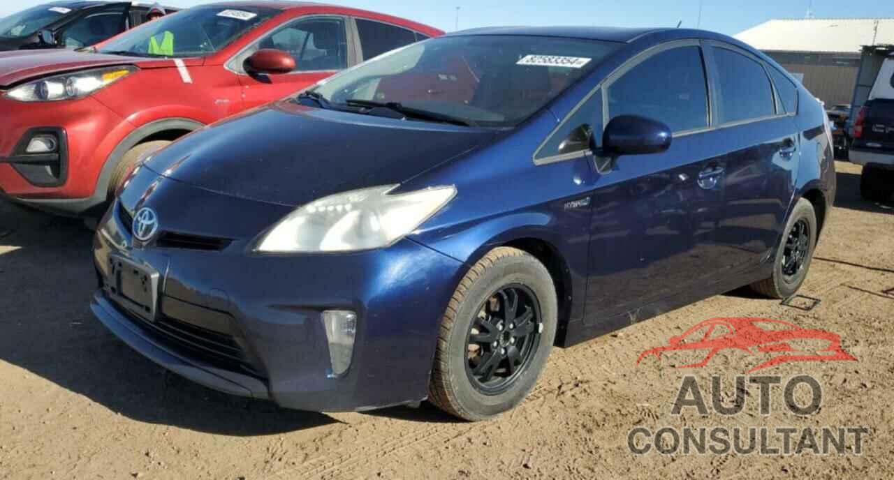 TOYOTA PRIUS 2013 - JTDKN3DUXD0345115