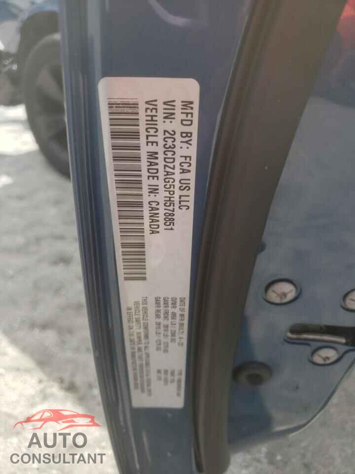 DODGE CHALLENGER 2023 - 2C3CDZAG5PH578851