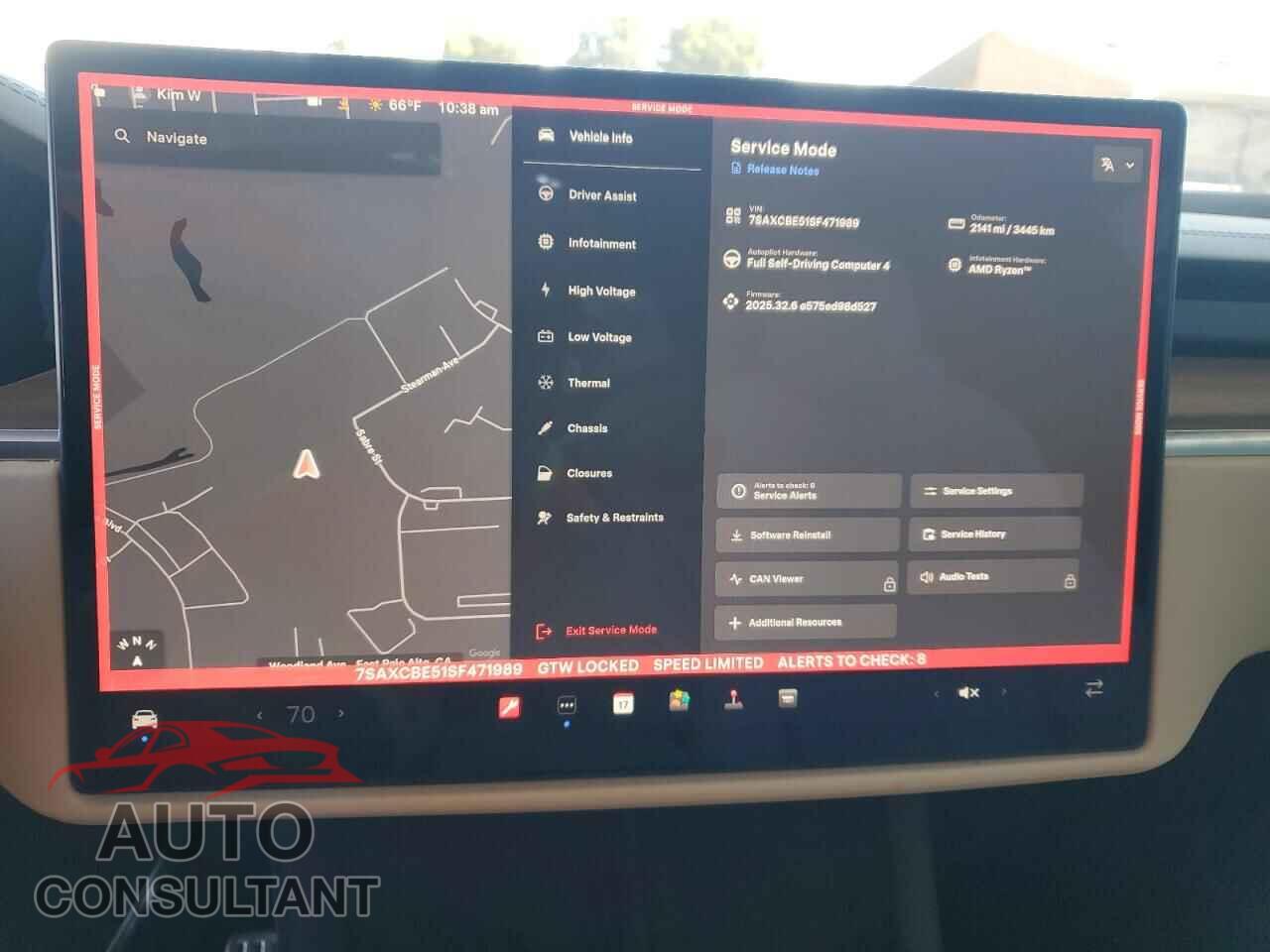 TESLA MODEL X 2025 - 7SAXCBE51SF471989