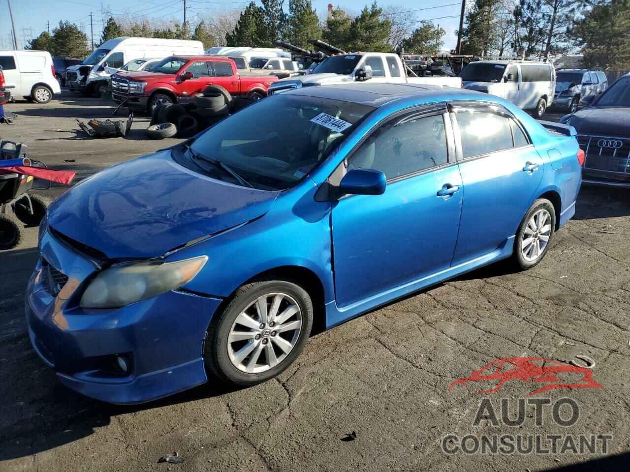 TOYOTA COROLLA 2009 - 1NXBU40E49Z033195