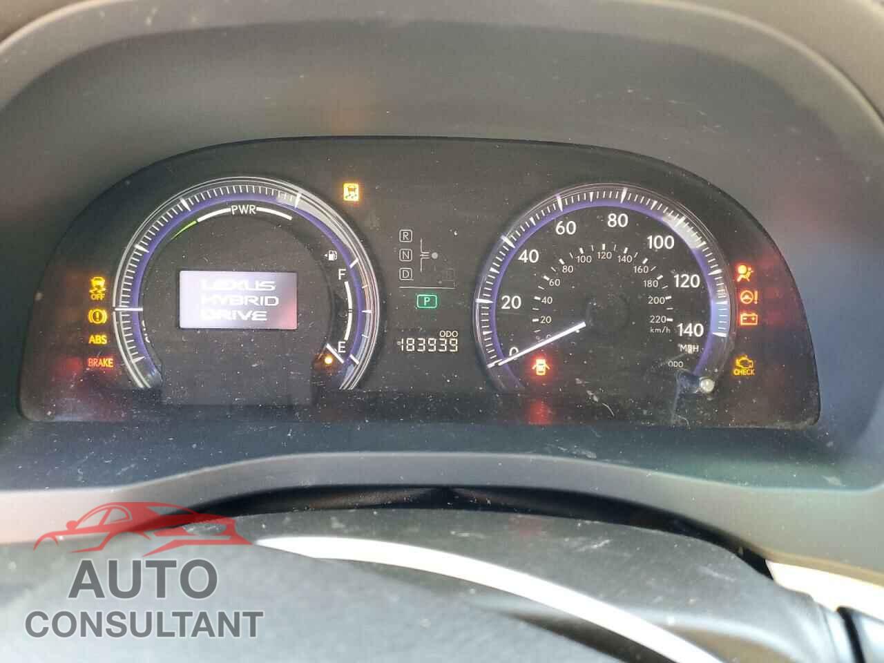 LEXUS HS 2011 - JTHBB1BAXB2043698