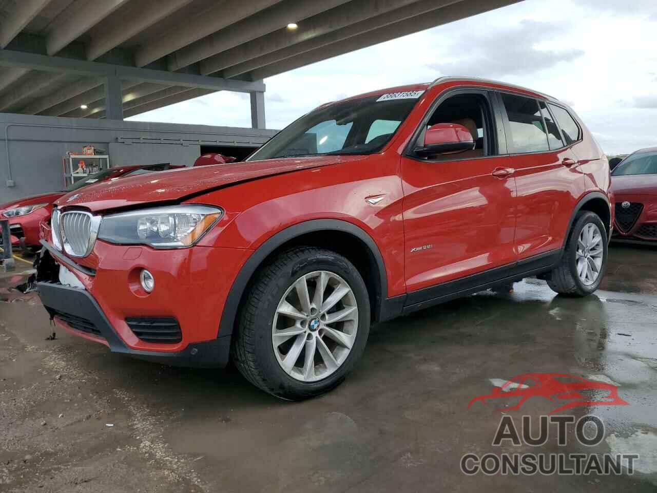 BMW X3 2015 - 5UXWX9C59F0D52912
