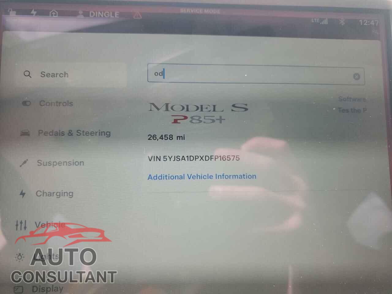 TESLA MODEL S 2013 - 5YJSA1DPXDFP16575