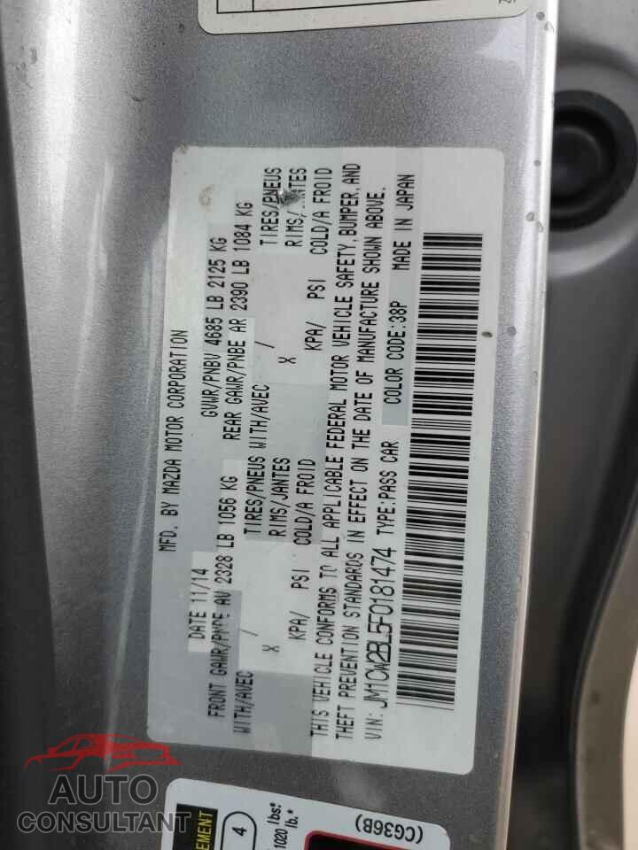 MAZDA 5 2015 - JM1CW2BL5F0181474
