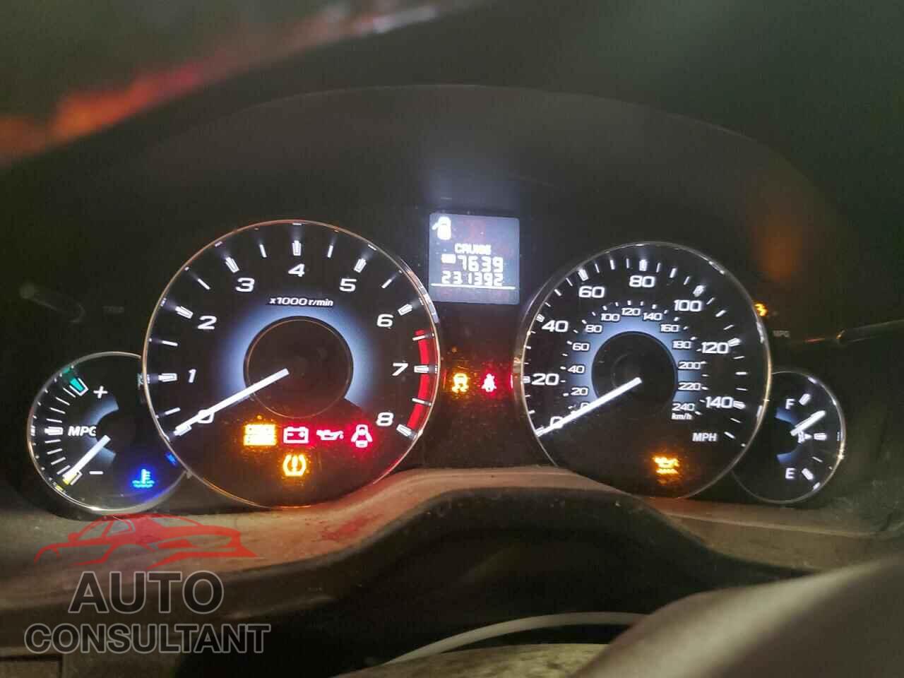 SUBARU OUTBACK 2011 - 4S4BRBFC4B1367522
