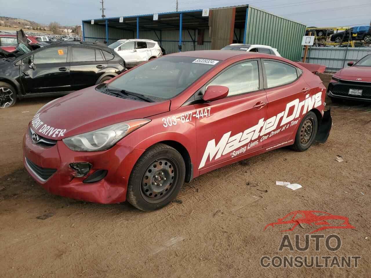 HYUNDAI ELANTRA 2013 - KMHDH4AE0DU535772