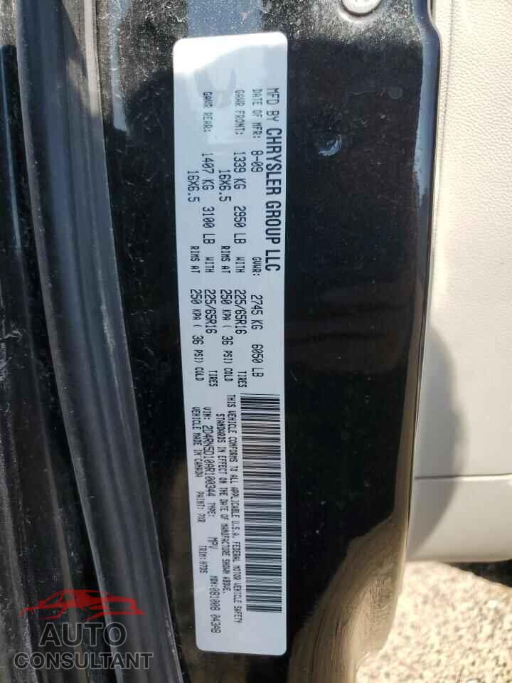 DODGE CARAVAN 2010 - 2D4RN5D10AR100344