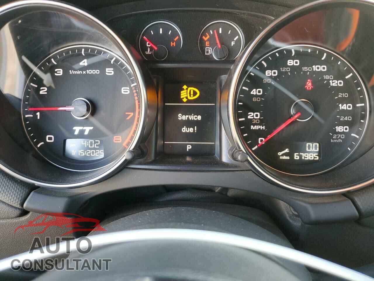 AUDI TT 2013 - TRUBFAFK3D1006077