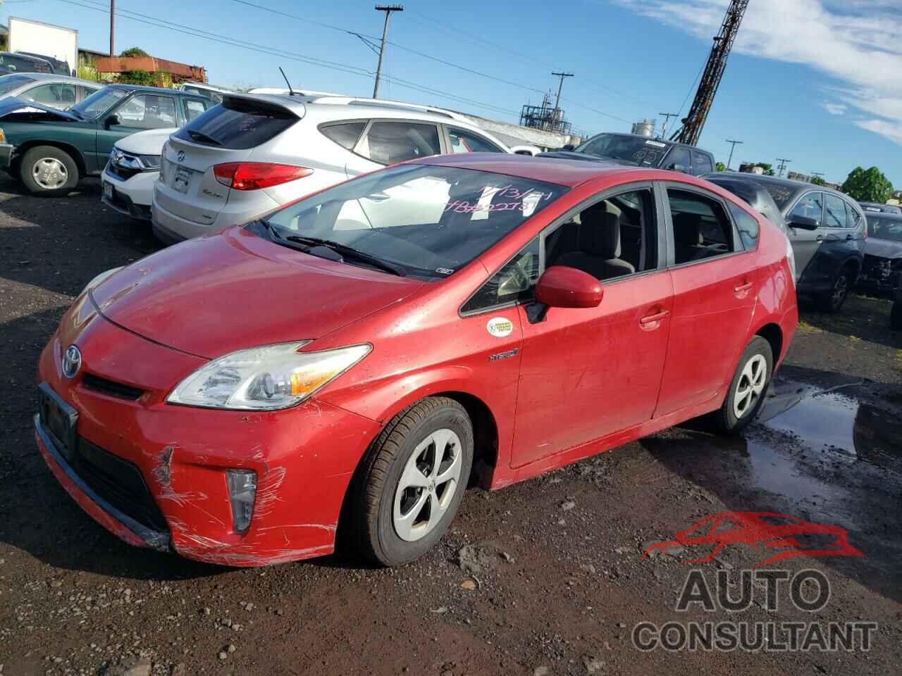 TOYOTA PRIUS 2012 - JTDKN3DU5C1582359