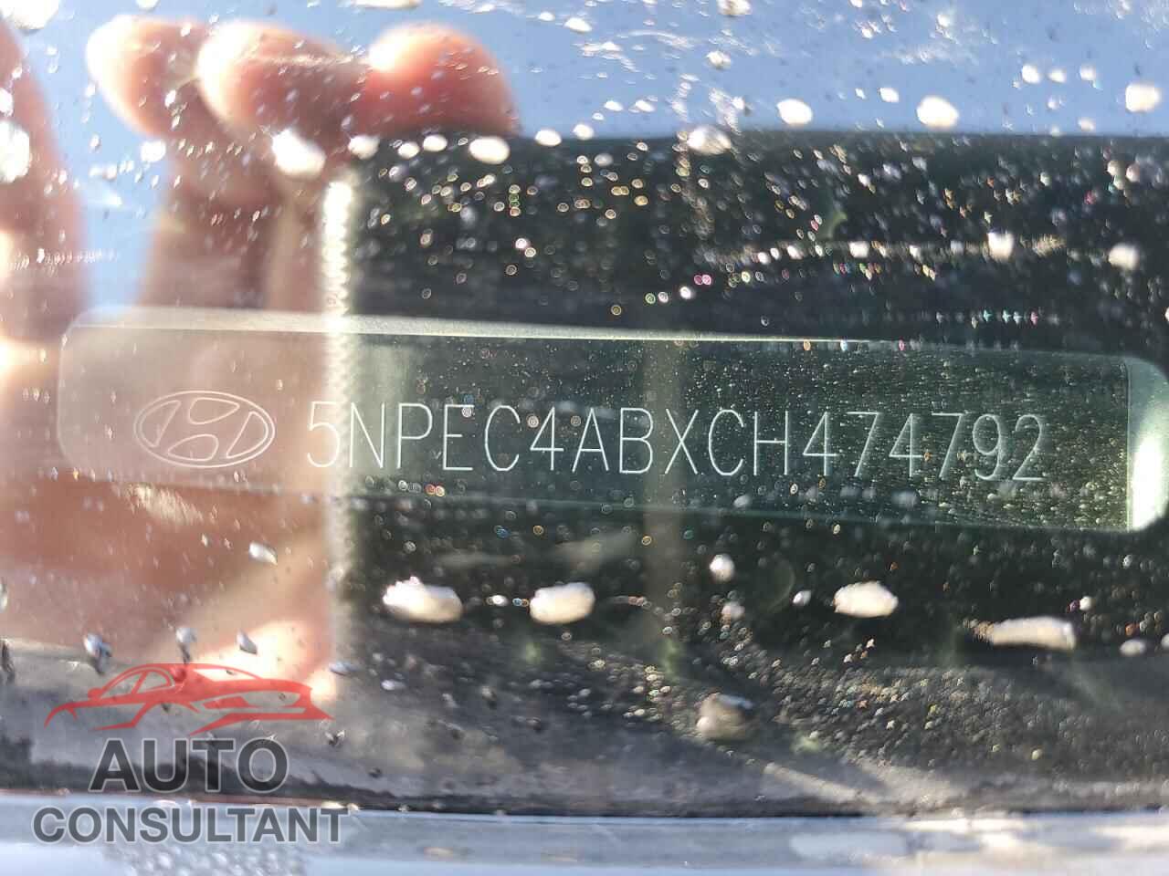 HYUNDAI SONATA 2012 - 5NPEC4ABXCH474792
