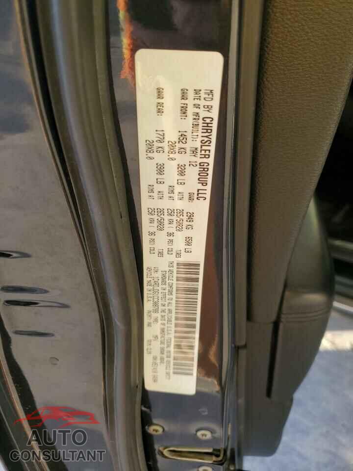 DODGE DURANGO 2012 - 1C4RDJDG1CC308788
