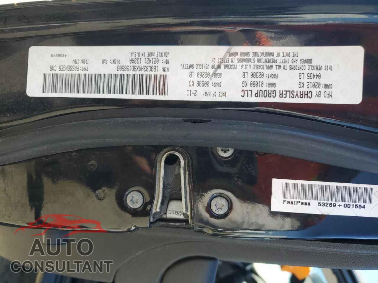 DODGE CALIBER 2011 - 1B3CB3HAXBD156503