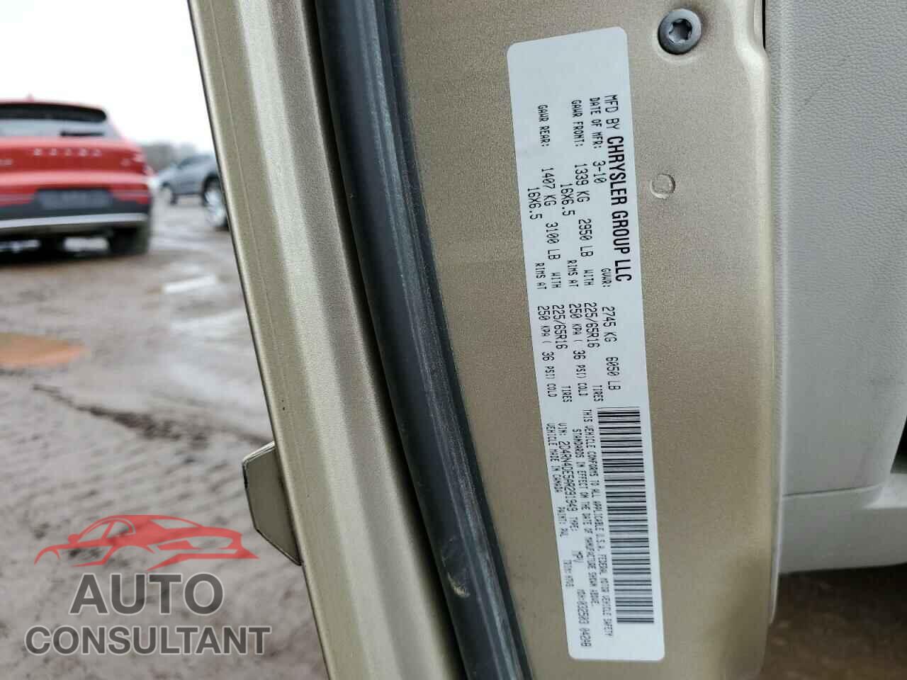 DODGE CARAVAN 2010 - 2D4RN4DE5AR291949