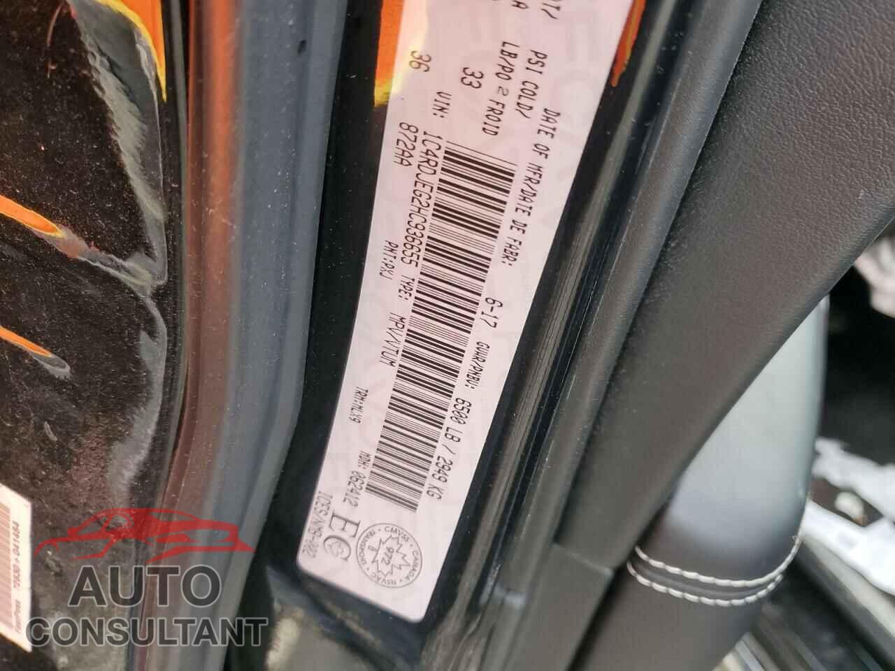 DODGE DURANGO 2017 - 1C4RDJEG2HC936655