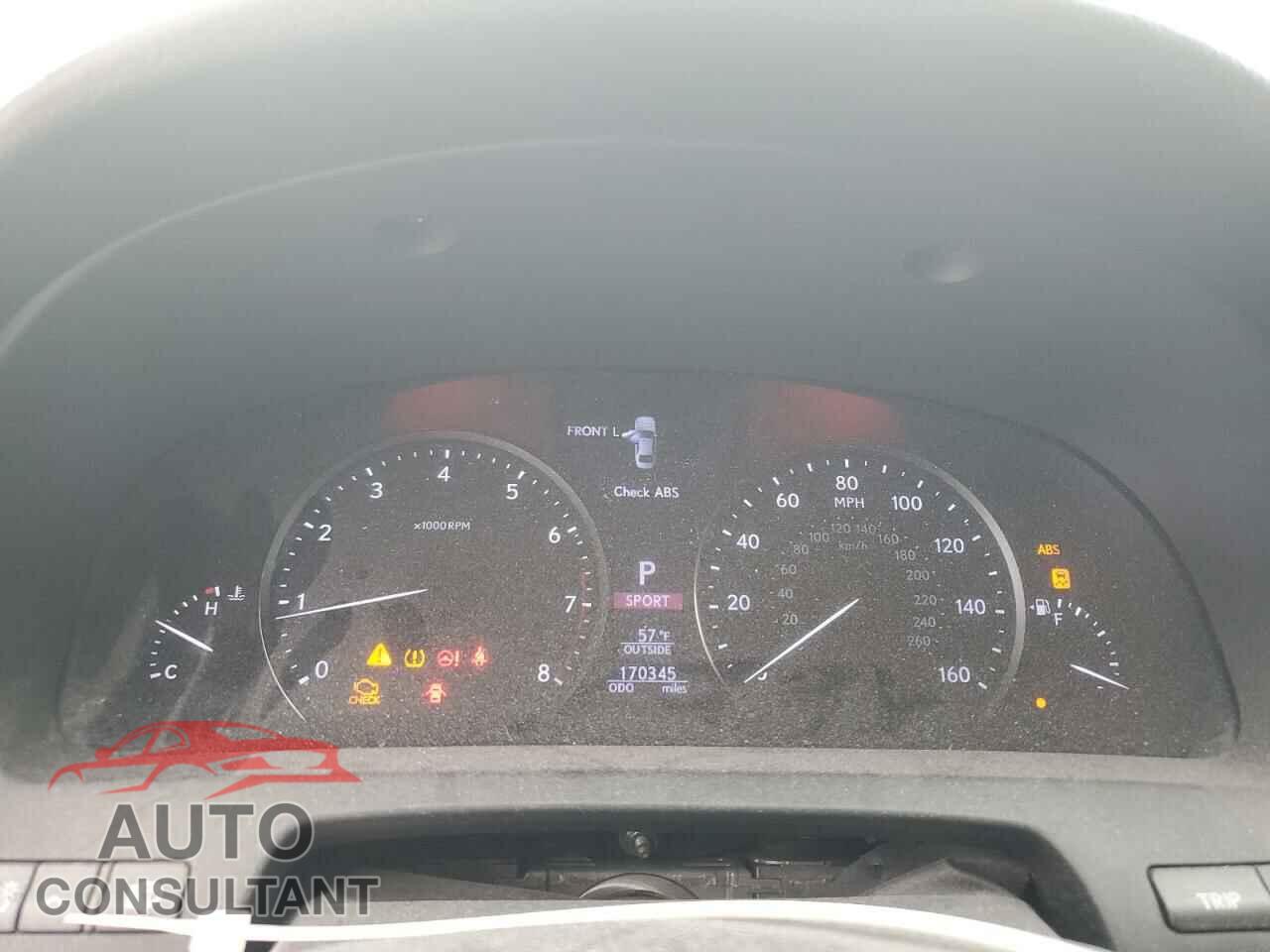 LEXUS LS460 2013 - JTHBL5EF3D5116021