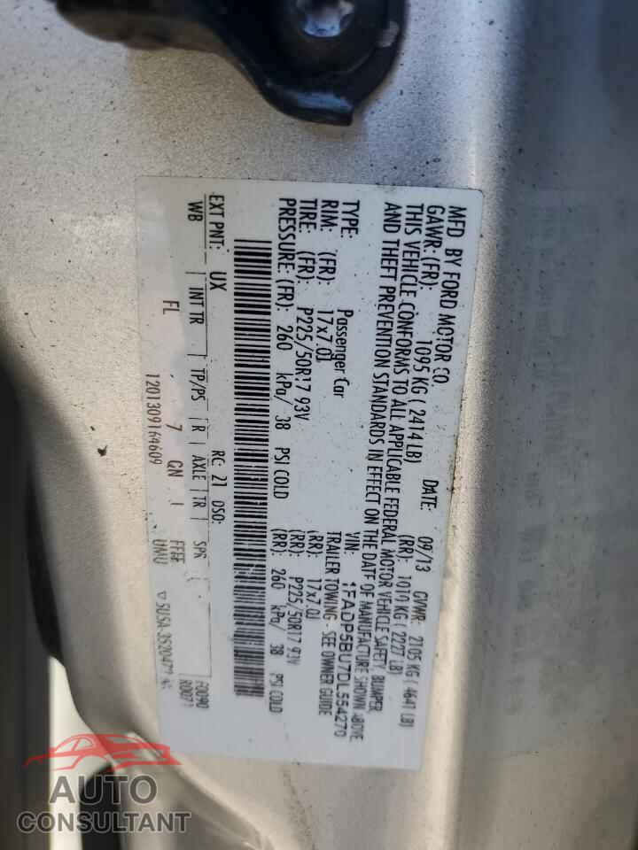 FORD CMAX 2013 - 1FADP5BU7DL554270
