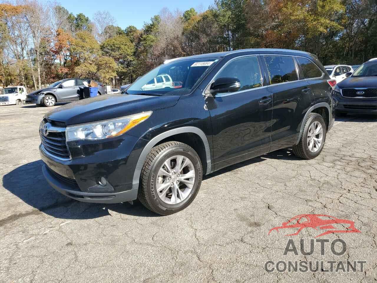 TOYOTA HIGHLANDER 2015 - 5TDKKRFH9FS113844