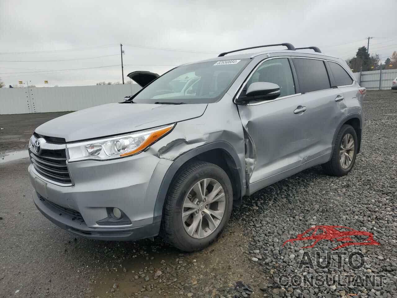 TOYOTA HIGHLANDER 2015 - 5TDJKRFH7FS134364