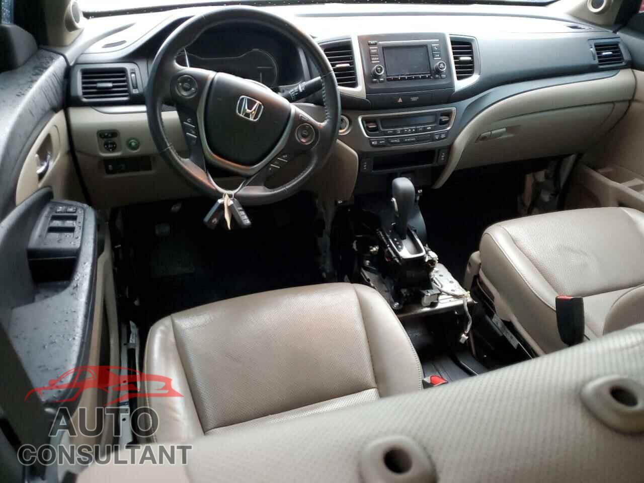 HONDA RIDGELINE 2017 - 5FPYK3F52HB029280