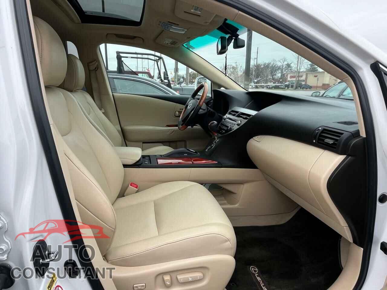 LEXUS RX350 2010 - 2T2BK1BA2AC019599