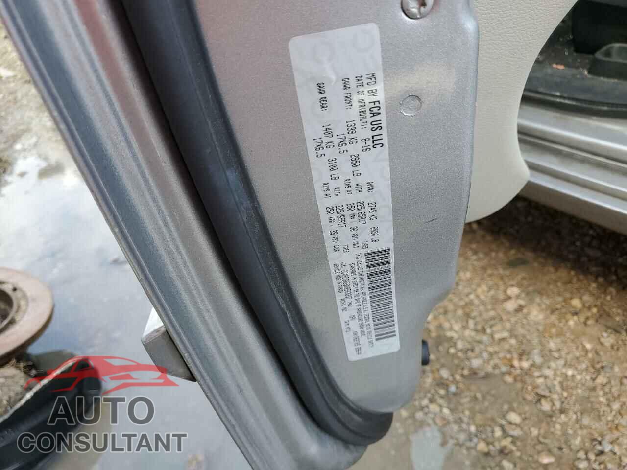 DODGE CARAVAN 2017 - 2C4RDGBG9HR563337