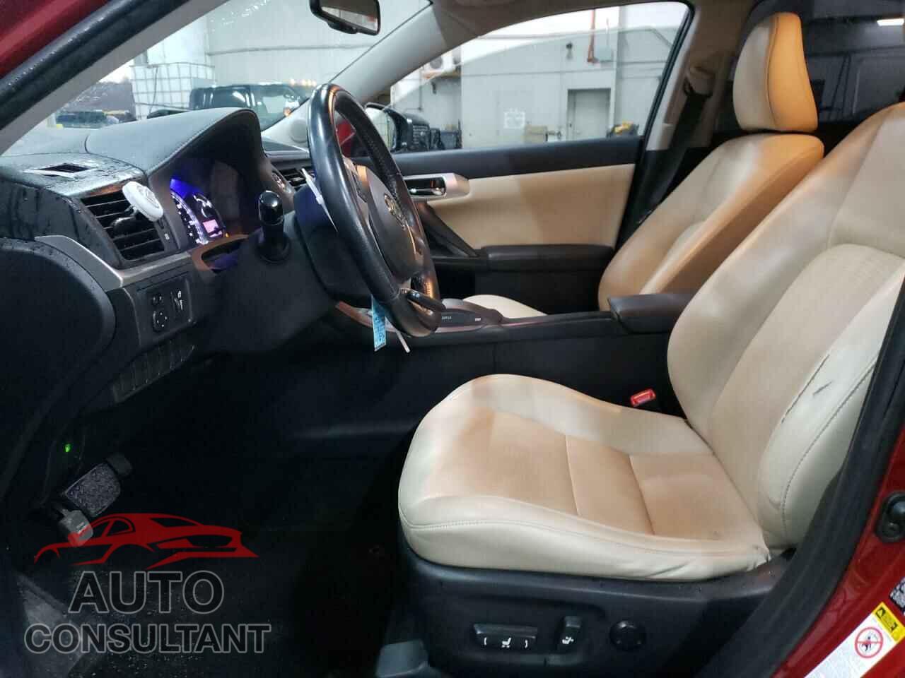 LEXUS CT 200 2012 - JTHKD5BH8C2073654