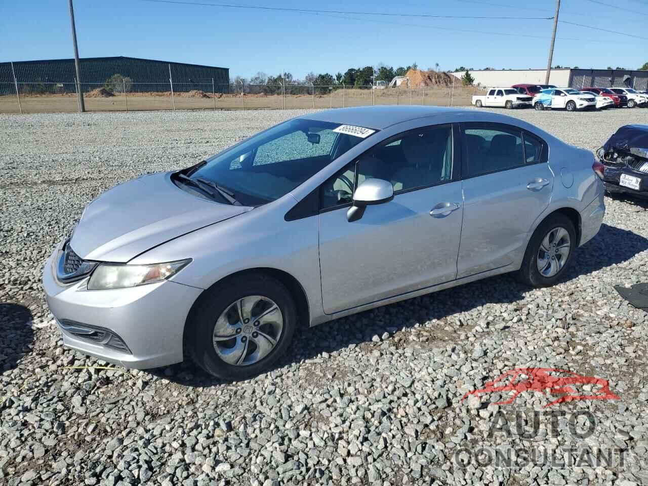HONDA CIVIC 2013 - 19XFB2F50DE071022