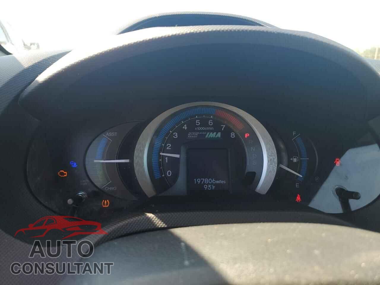 HONDA INSIGHT 2011 - JHMZE2H77BS000539