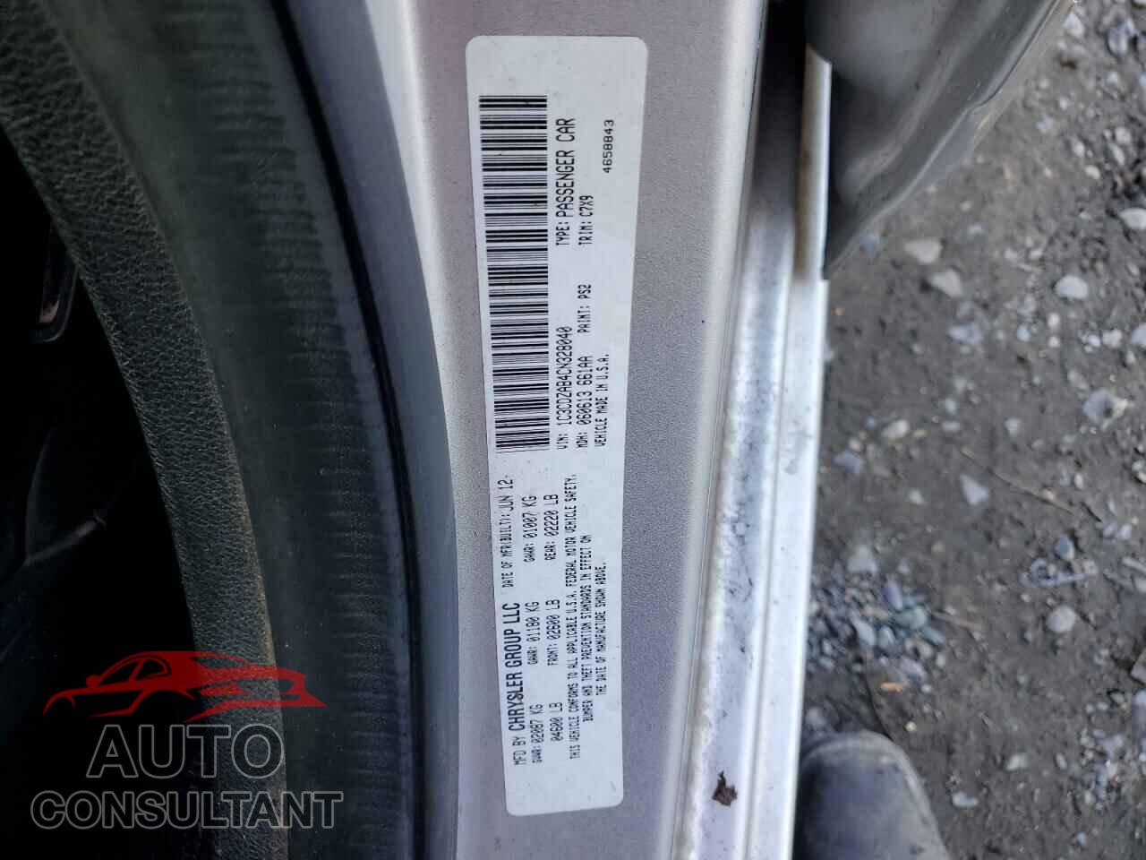 DODGE AVENGER 2012 - 1C3CDZAB4CN328040