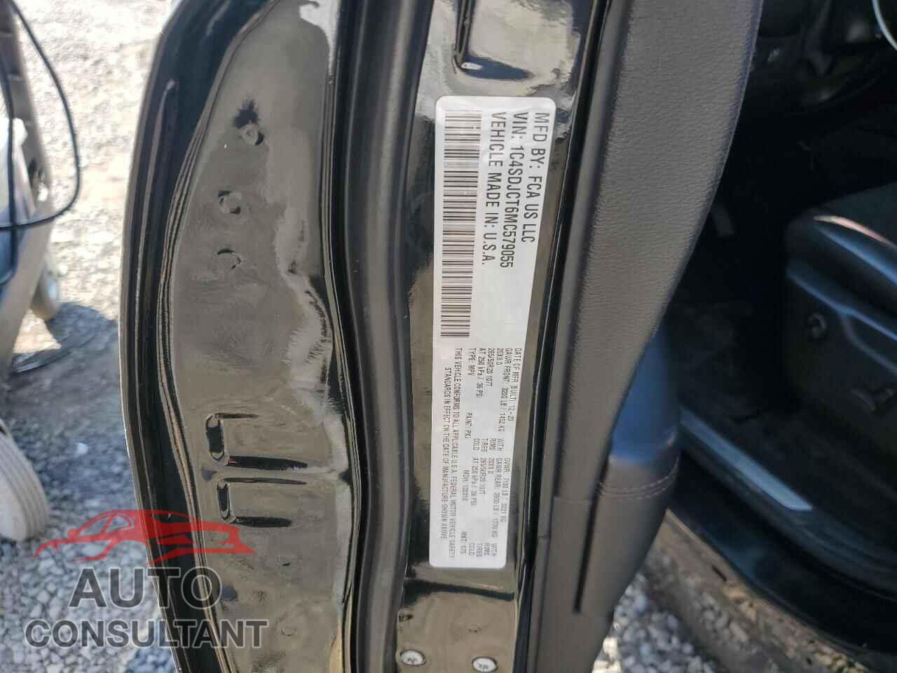 DODGE DURANGO 2021 - 1C4SDJCT6MC579055