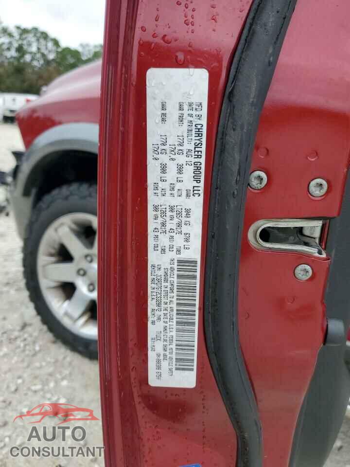 DODGE RAM 1500 2012 - 1C6RD7GT2CS328072