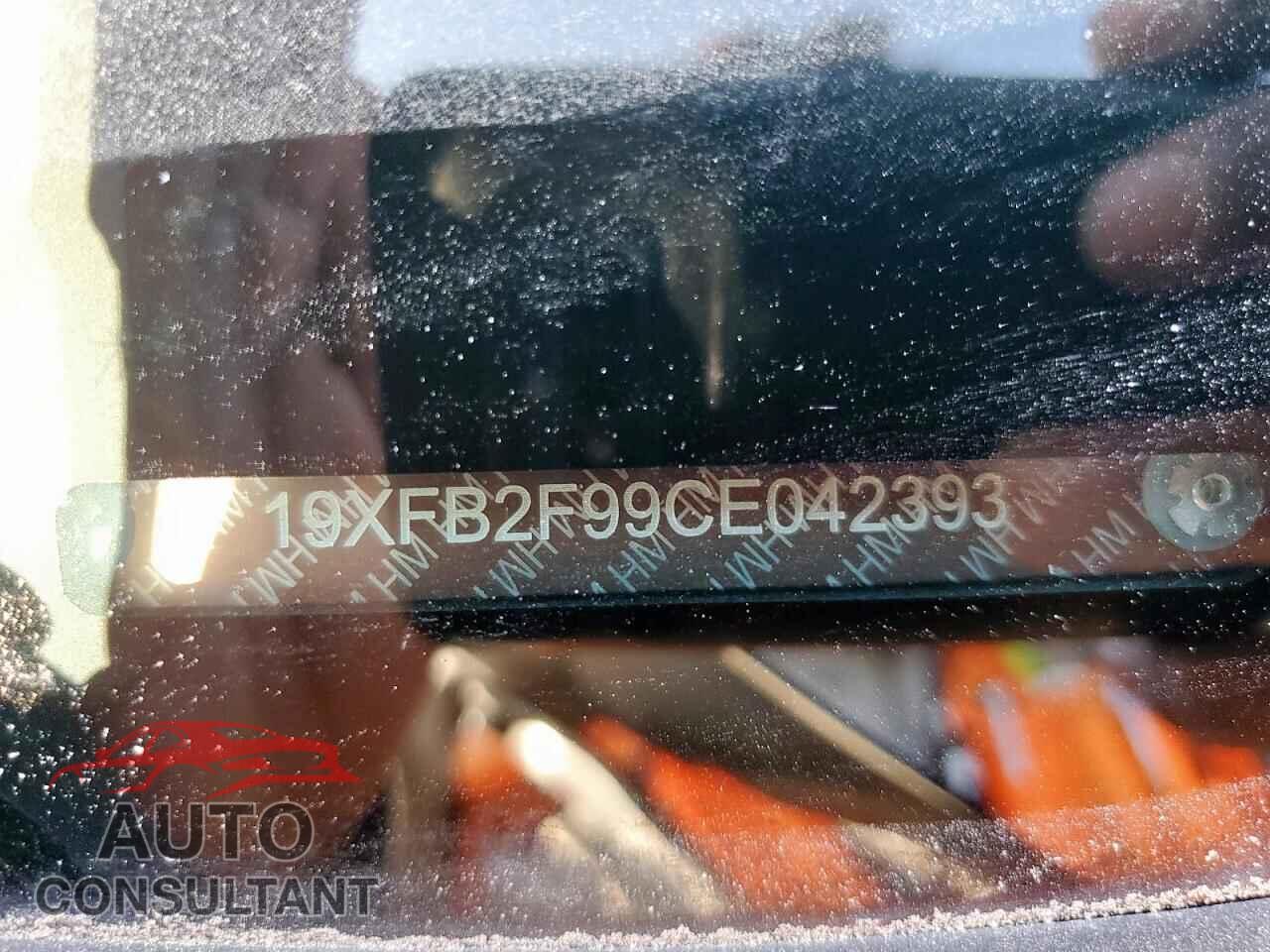 HONDA CIVIC 2012 - 19XFB2F99CE042393