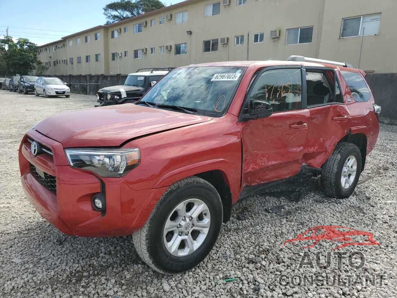 TOYOTA 4RUNNER 2022 - JTEEU5JR0N5255726