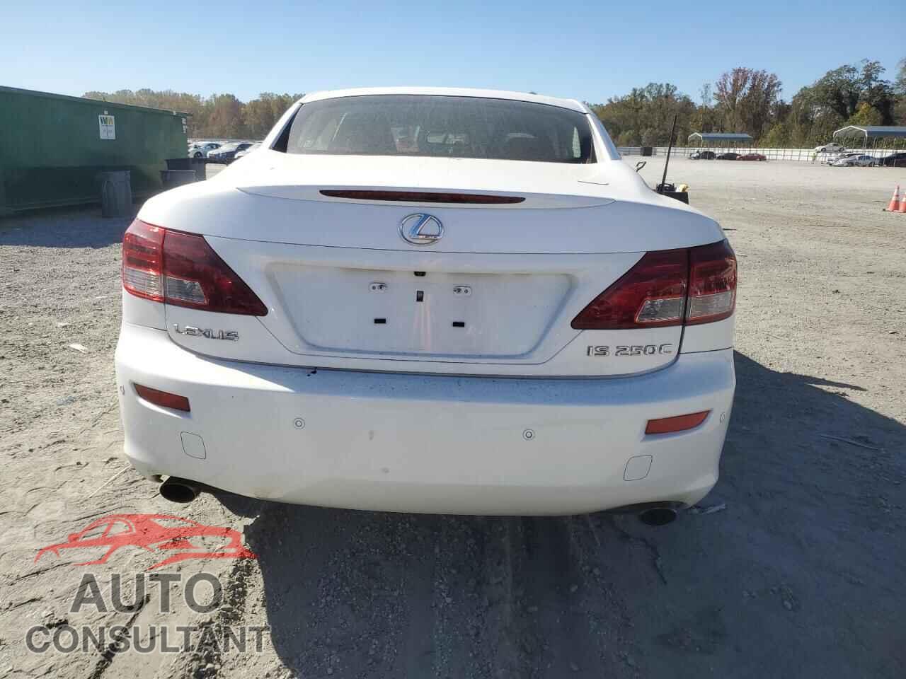 LEXUS IS 2012 - JTHFF2C22C2524470