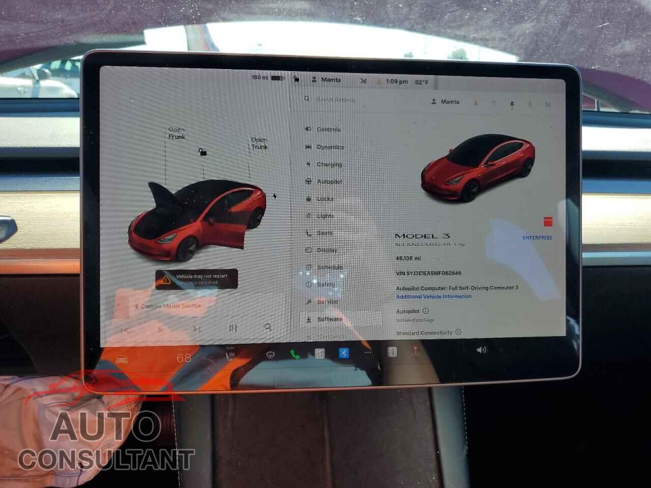 TESLA MODEL 3 2021 - 5YJ3E1EA5MF062846