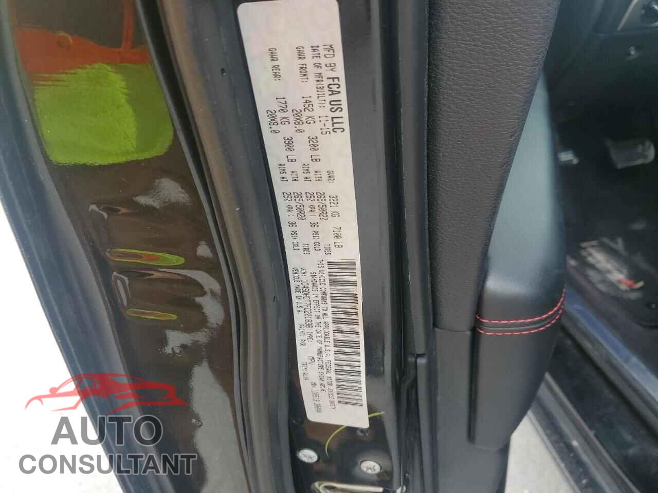 DODGE DURANGO 2015 - 1C4SDHCT7FC201838