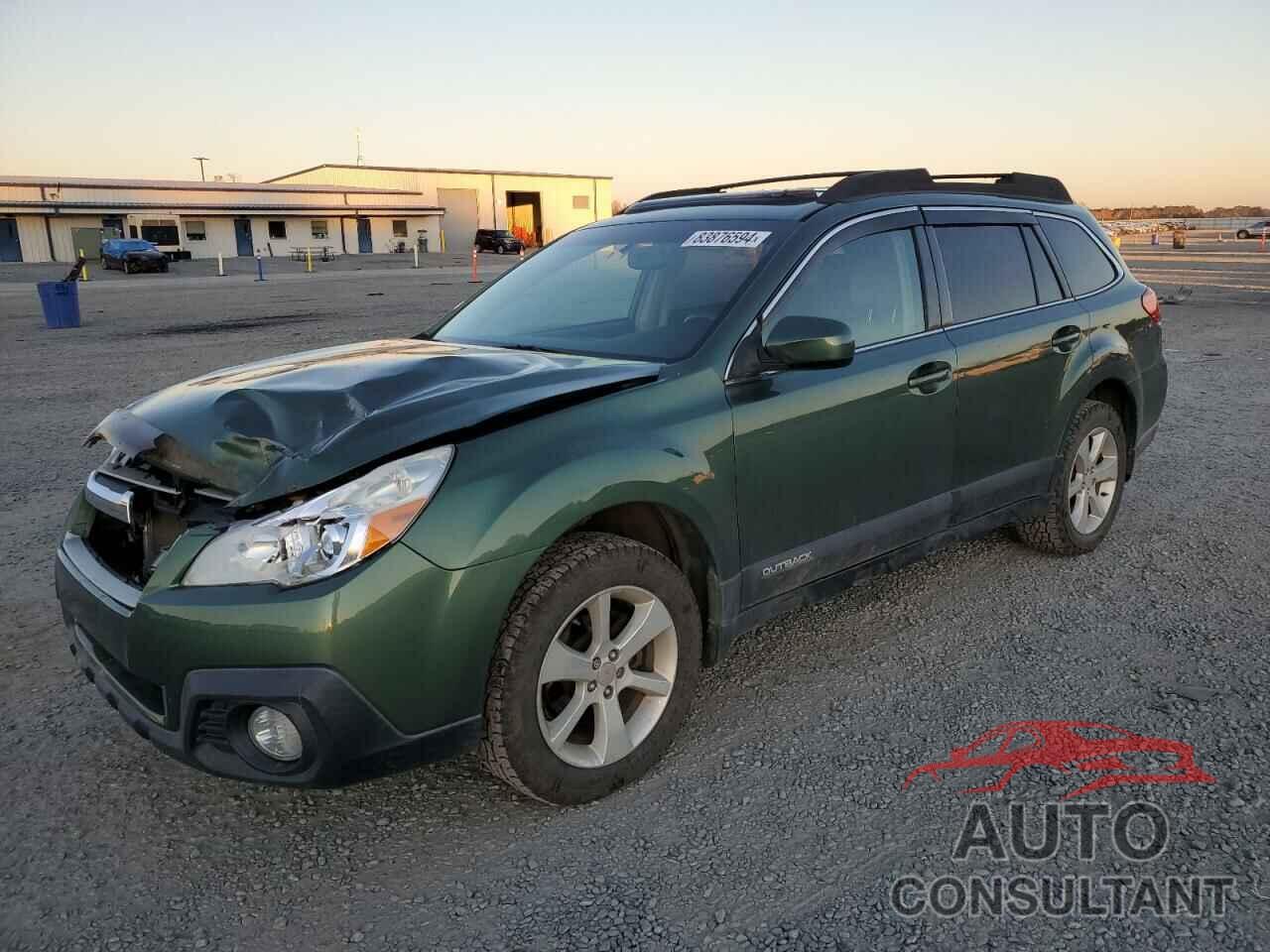 SUBARU OUTBACK 2014 - 4S4BRBDC5E3289103