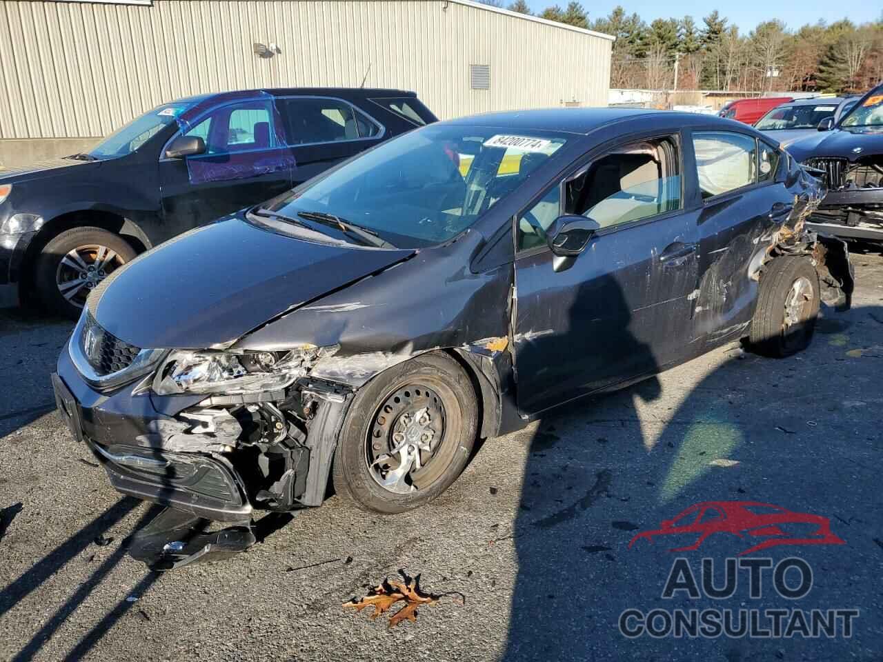 HONDA CIVIC 2013 - 19XFB2F59DE245492
