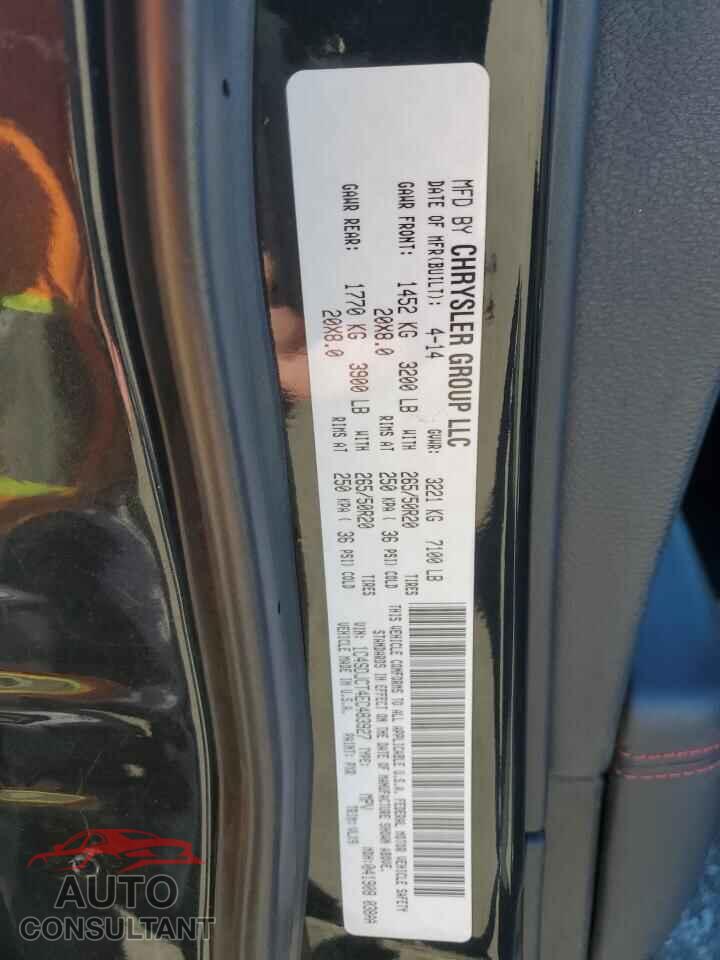 DODGE DURANGO 2014 - 1C4SDJCT4EC483927