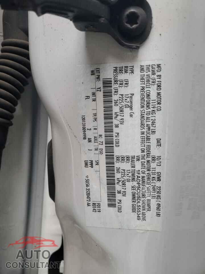 FORD CMAX 2013 - 1FADP5CU5DL555349