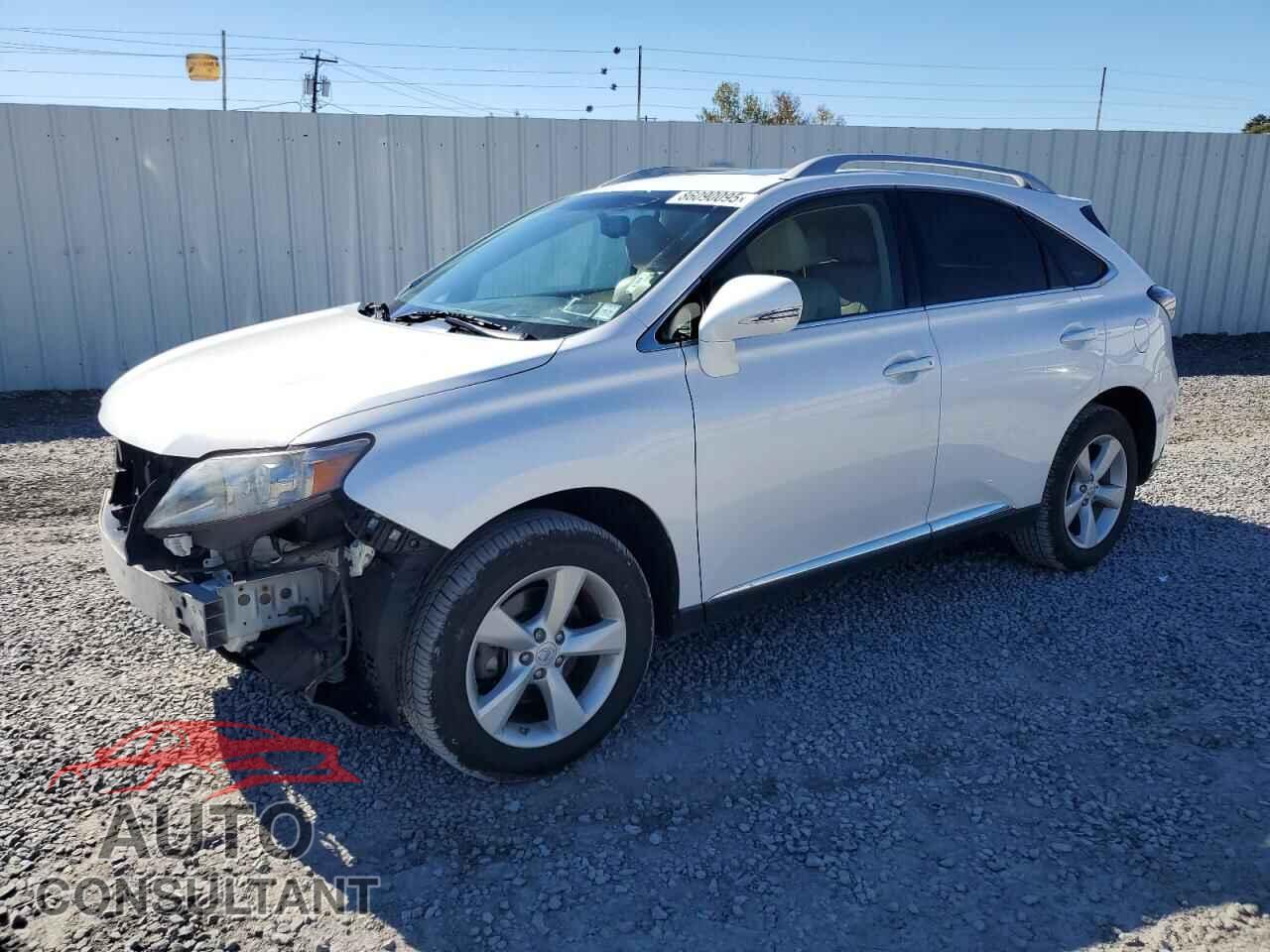 LEXUS RX350 2012 - 2T2BK1BA9CC153397