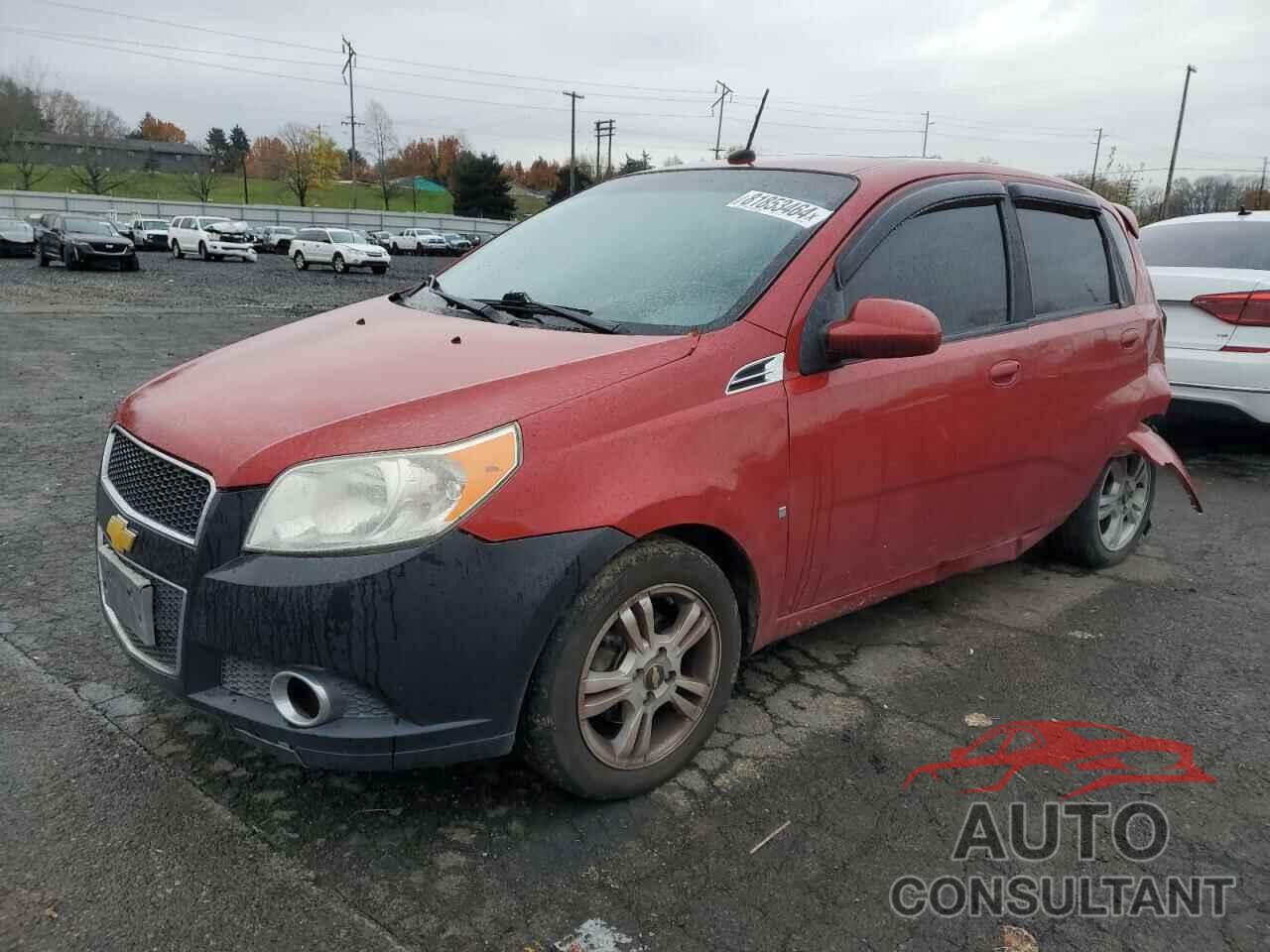 CHEVROLET AVEO 2009 - KL1TG66E59B652927