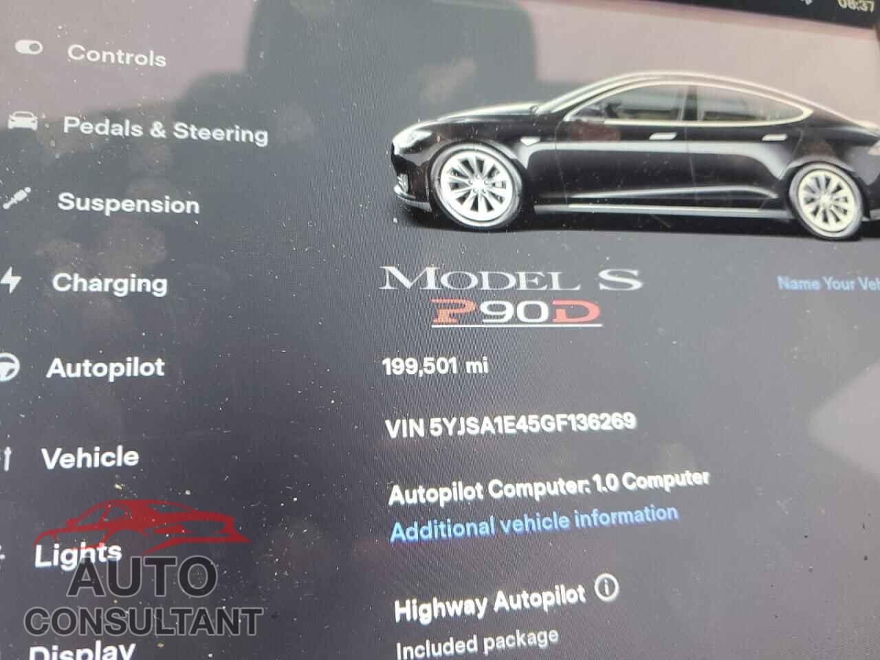 TESLA MODEL S 2016 - 5YJSA1E45GF136269